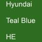 Preview: Hyundai, Teal Blue, HE.